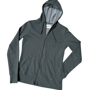 Pact Organic Cotton Women’s Gray Zip-Up Hoodie, Size XS